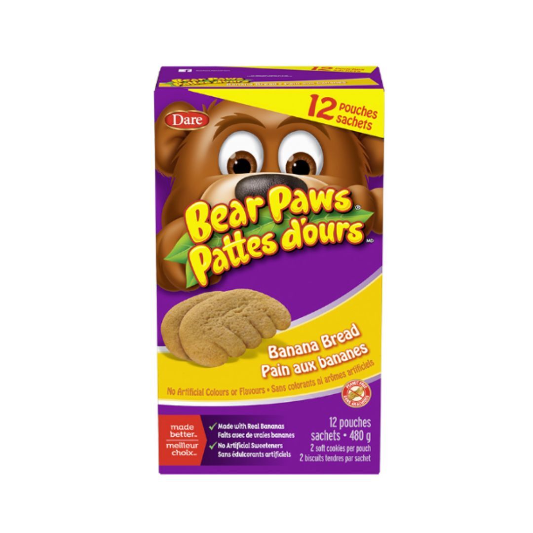 Banana Bread Bear Paws Cookie