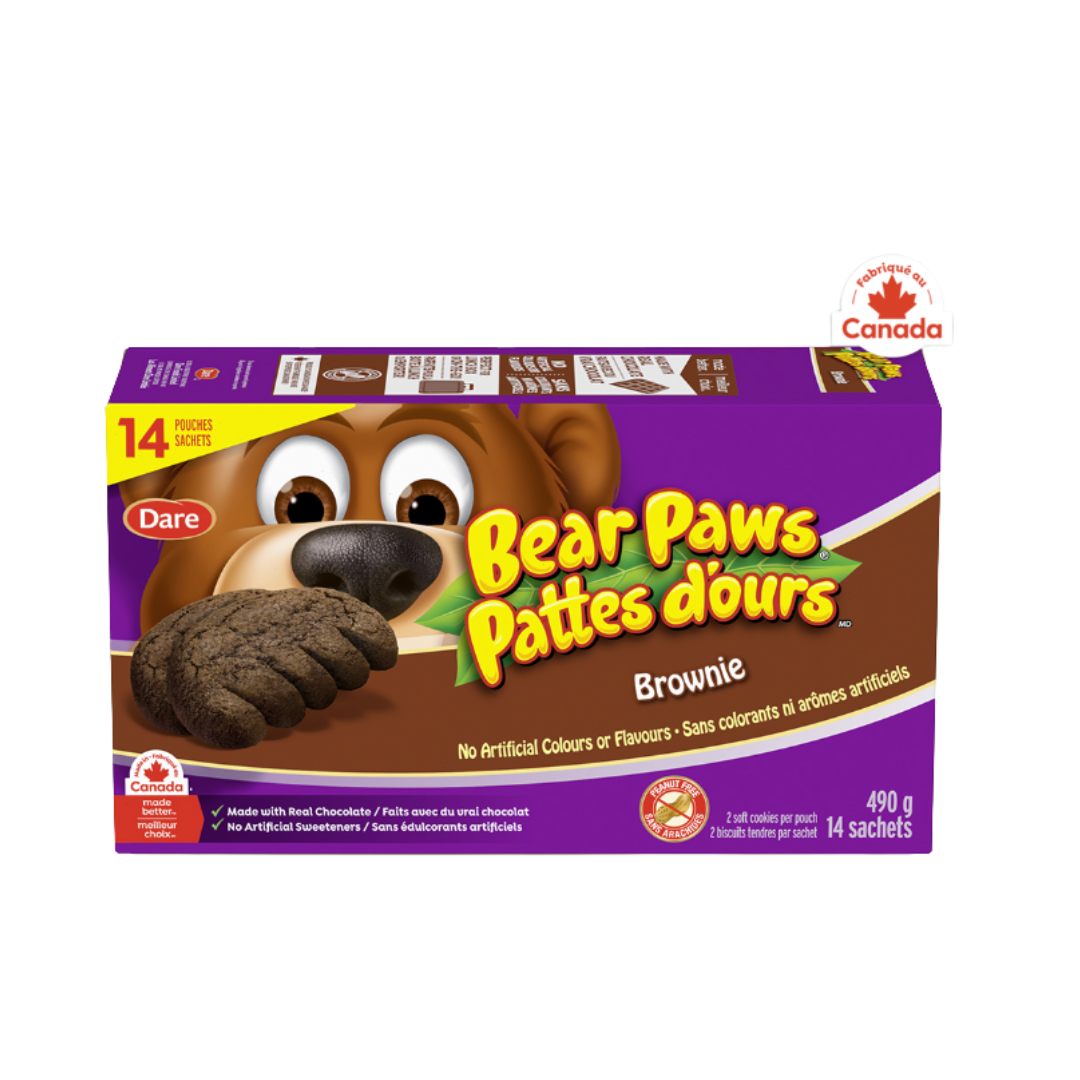 Biscuit pattes d'ours brownie
