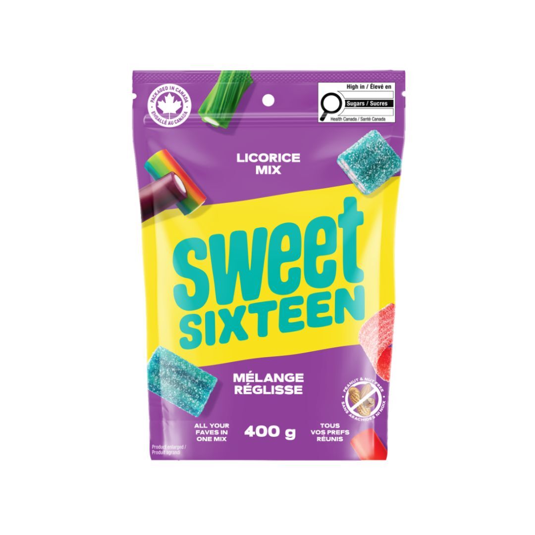 Bonbon mélange réglisse assortie