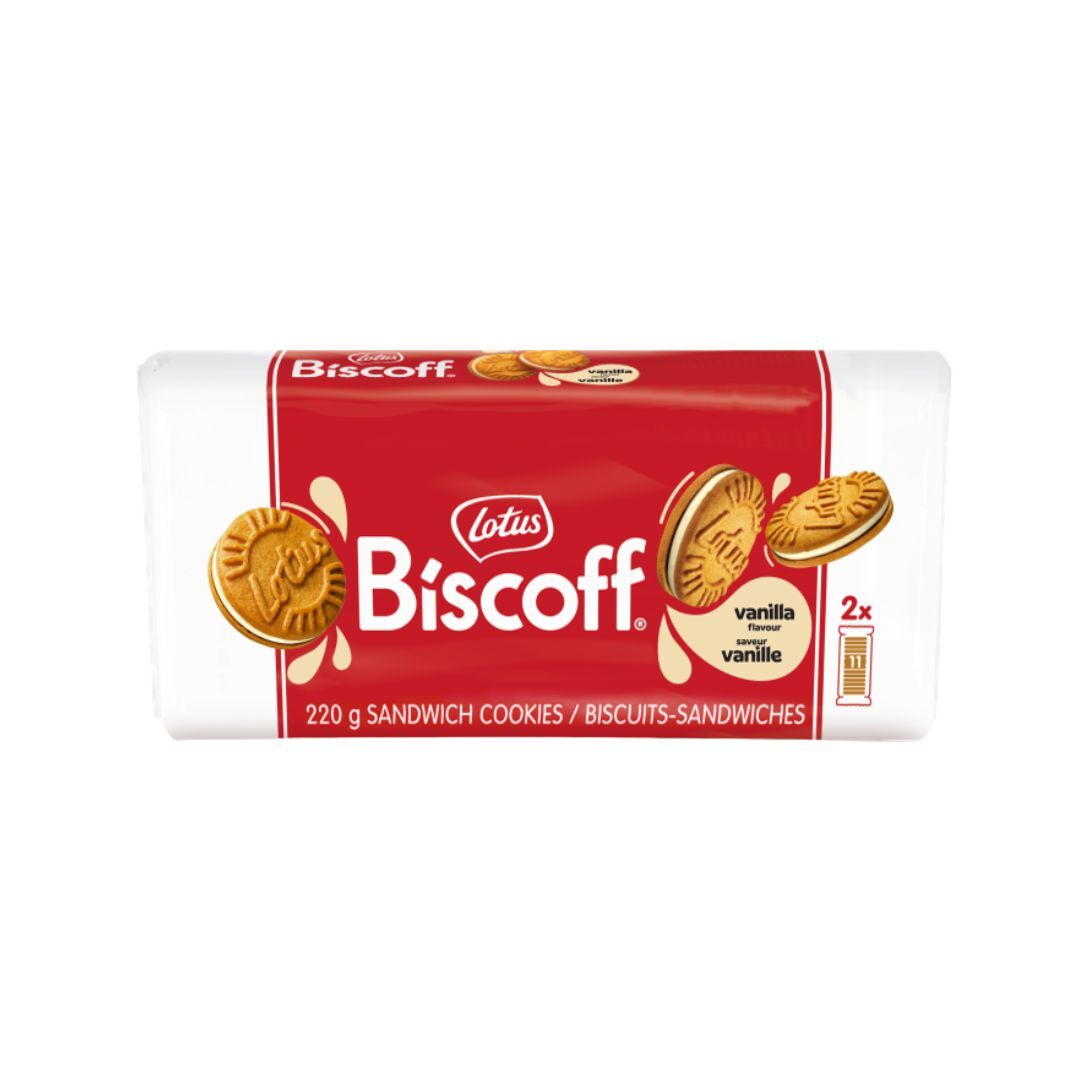 Biscuits Biscoff sandwich crème vanille