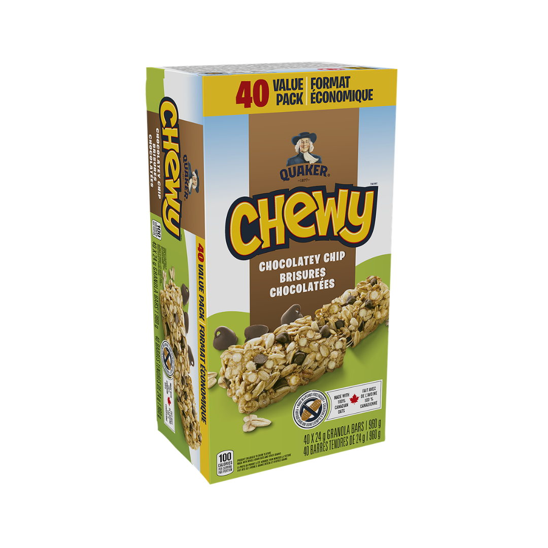 Chocolate Chip Chewy Bars