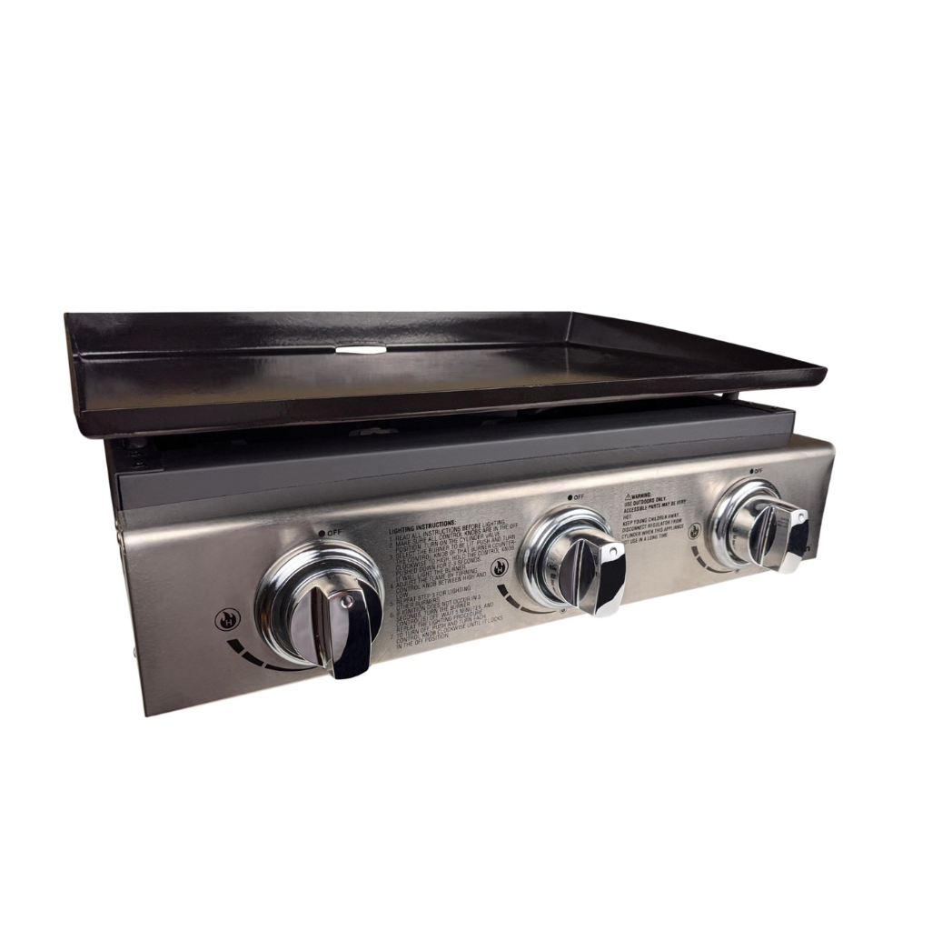 Plaque de cuisson porcelaine 3 brûleurs 8500 BTU