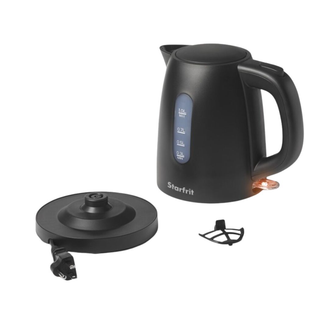 1L Alson Black Plastic Electric Kettle-secondary-image