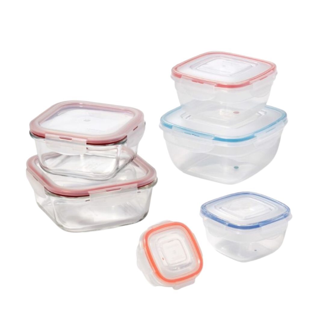 PP Glass Lock N Lock Mixed Container Set-secondary-image