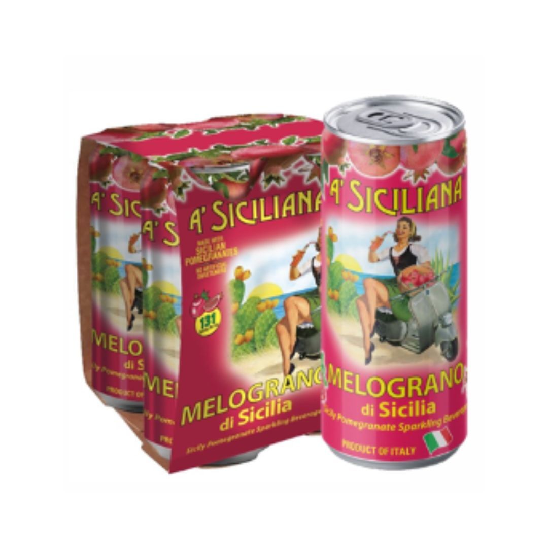 Boisson pétillante grenade