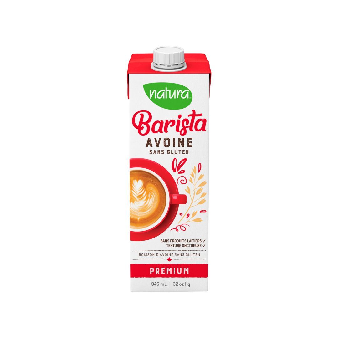 Boisson avoine barista sans gluten