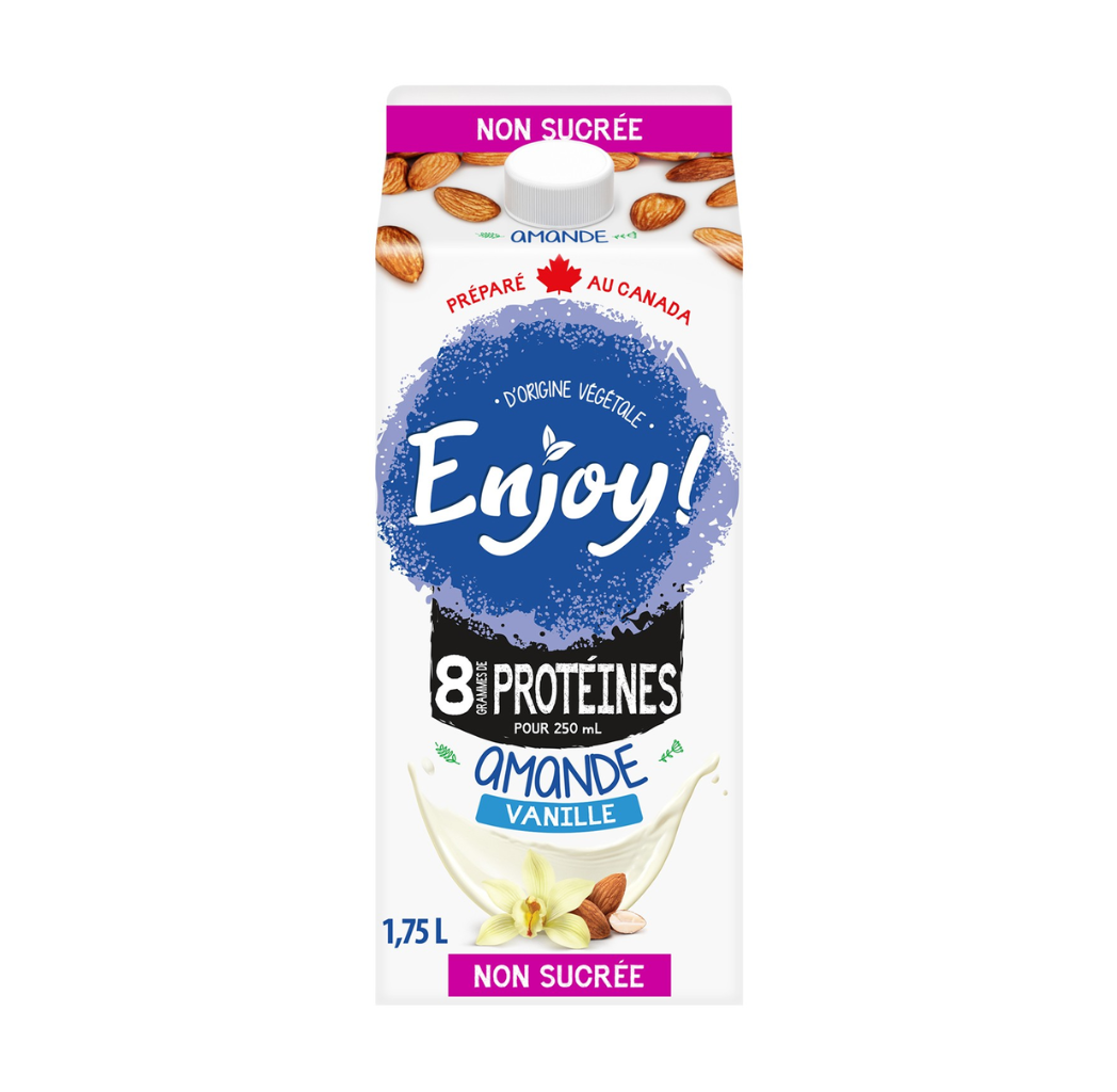 Boisson amande non sucrée vanille