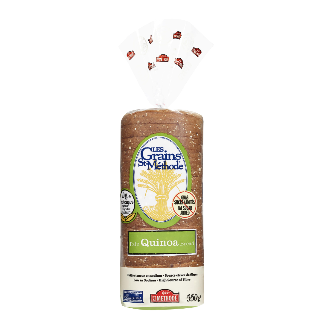 Pain quinoa sans gras sans sucre ajouté