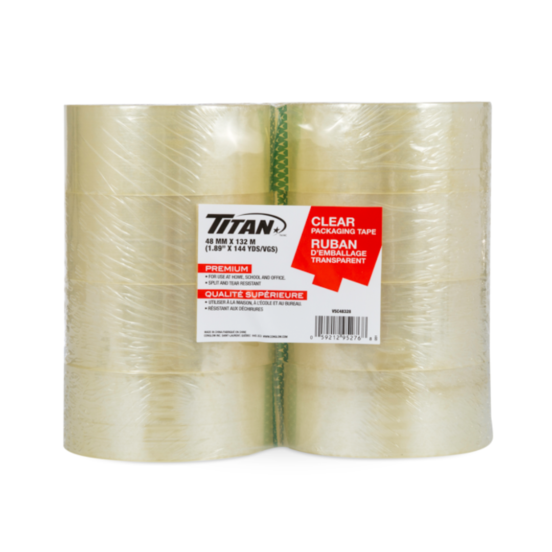 Ruban d'emballage clair 48mm x 132m