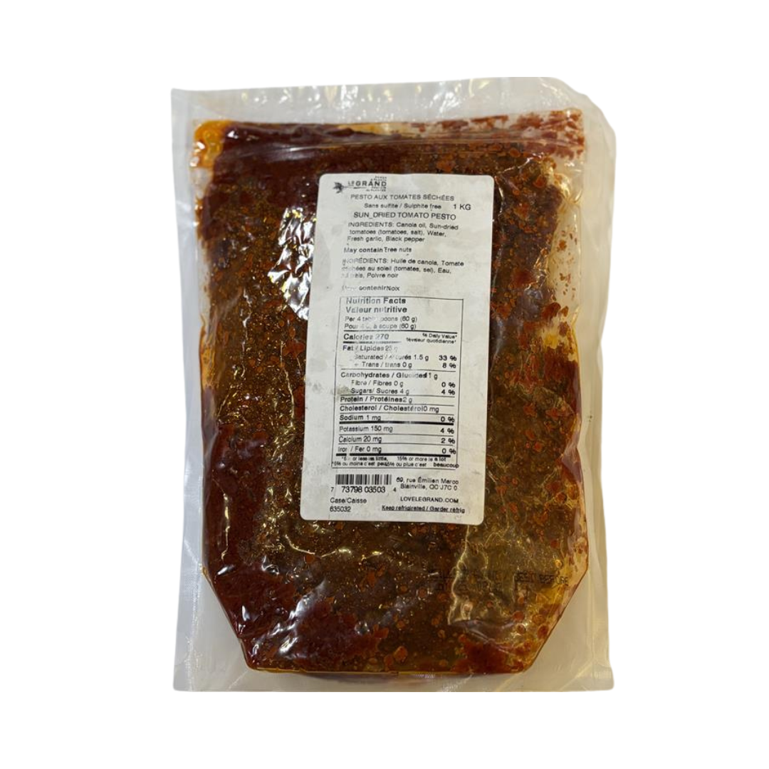 Pesto tomates séchées