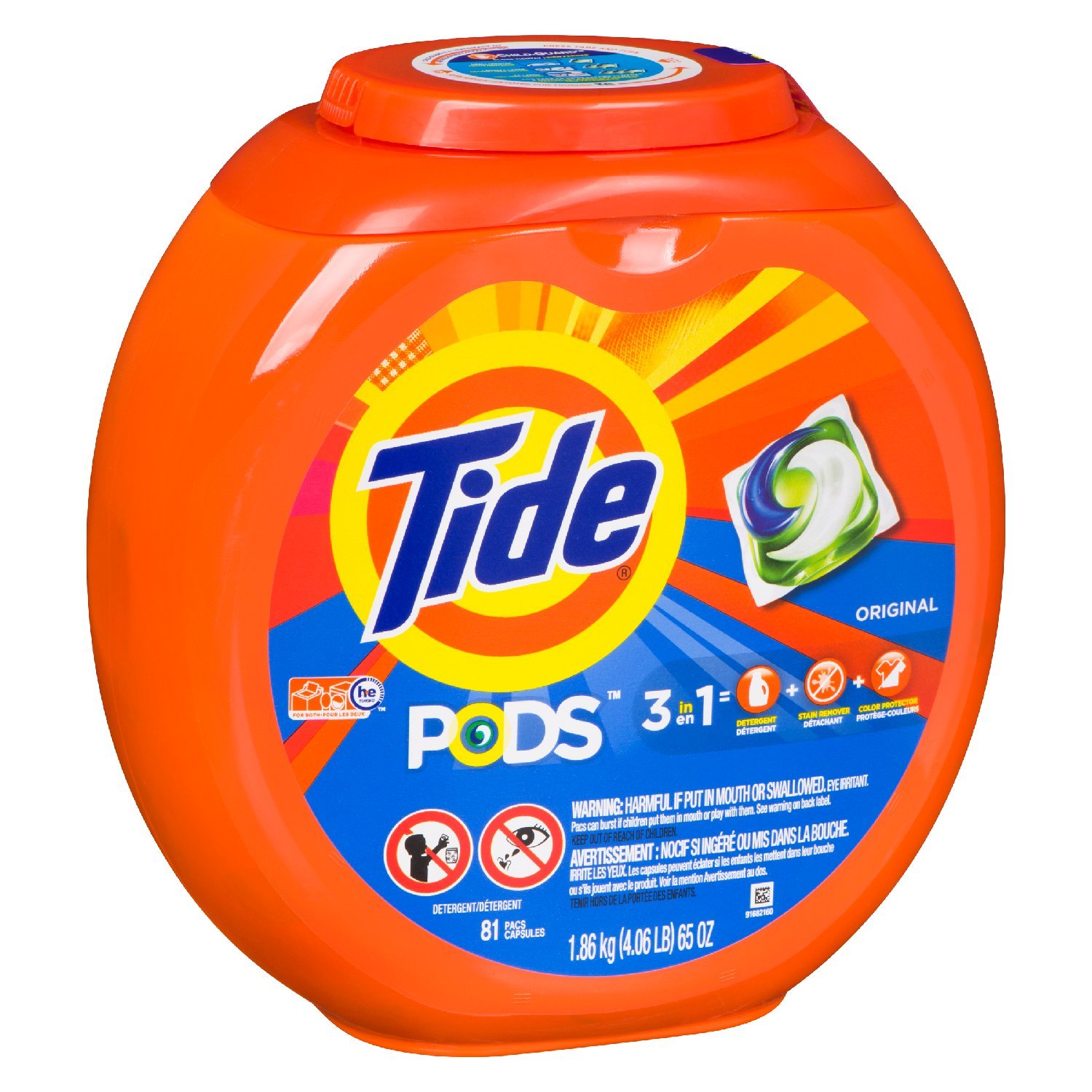 Original 3in1 Laundry Detergent Caps x81