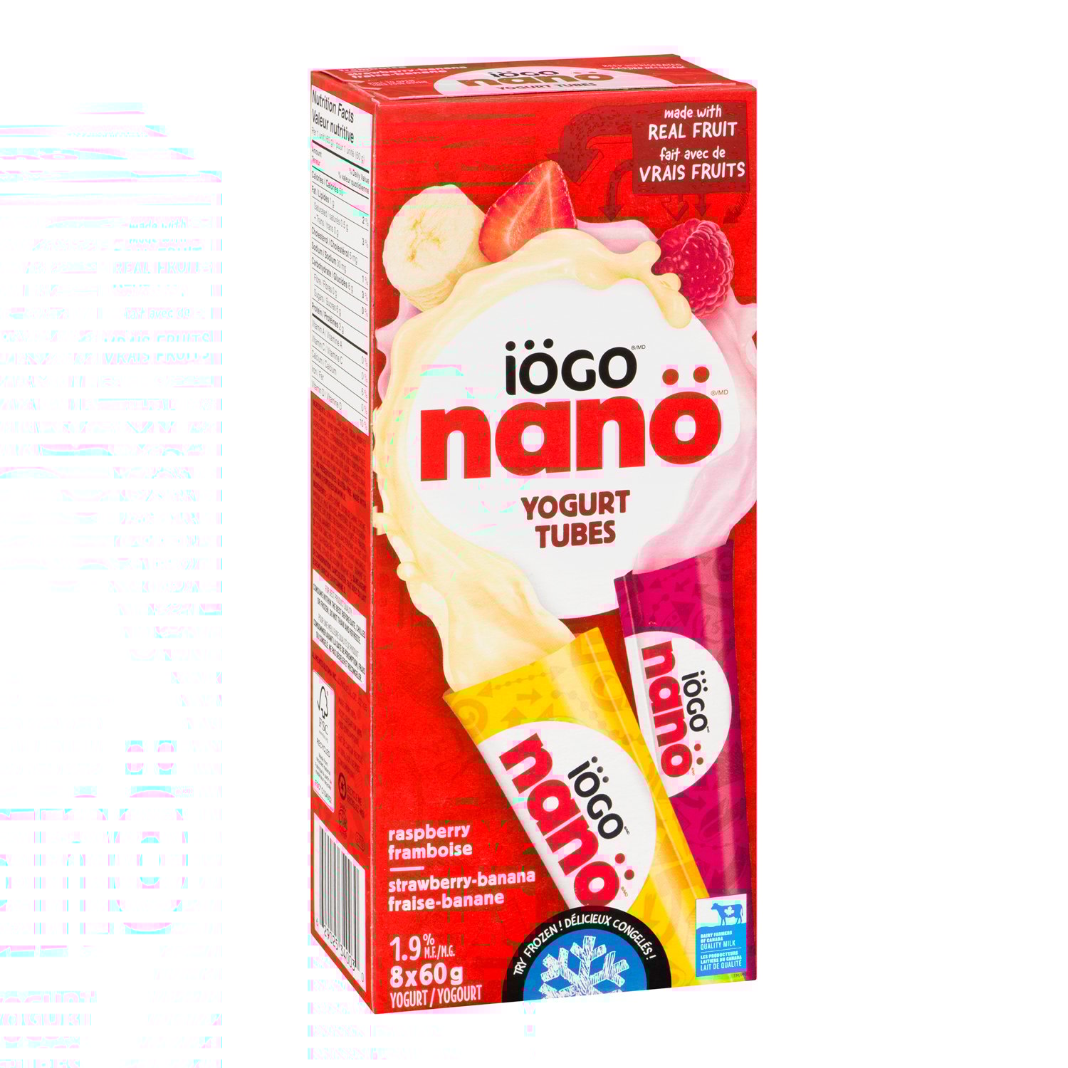 Raspberry Banana and Strawberry Yogourt Tube-tertiary-image