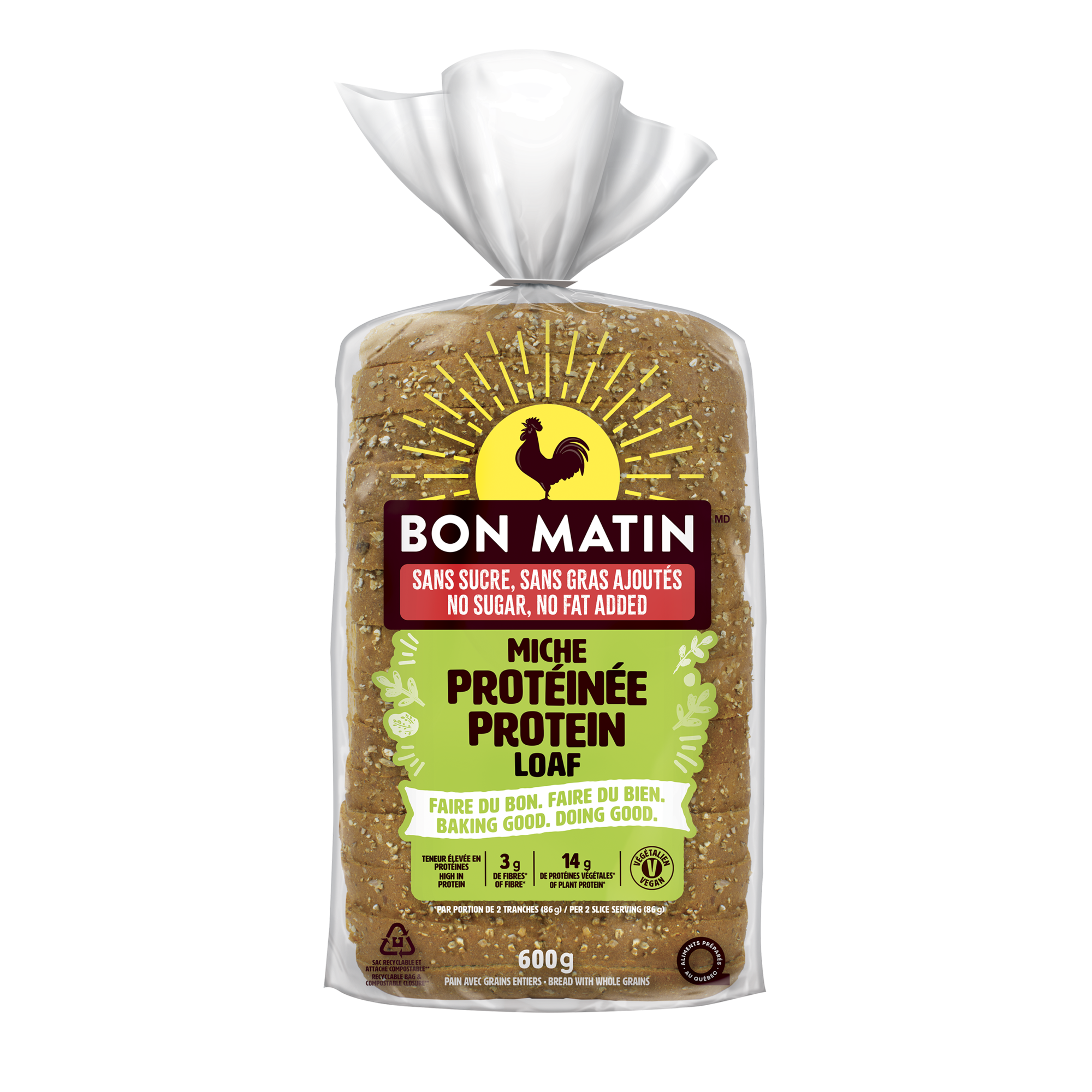 Sugar-free Fat-free Protein Bread 600 g
