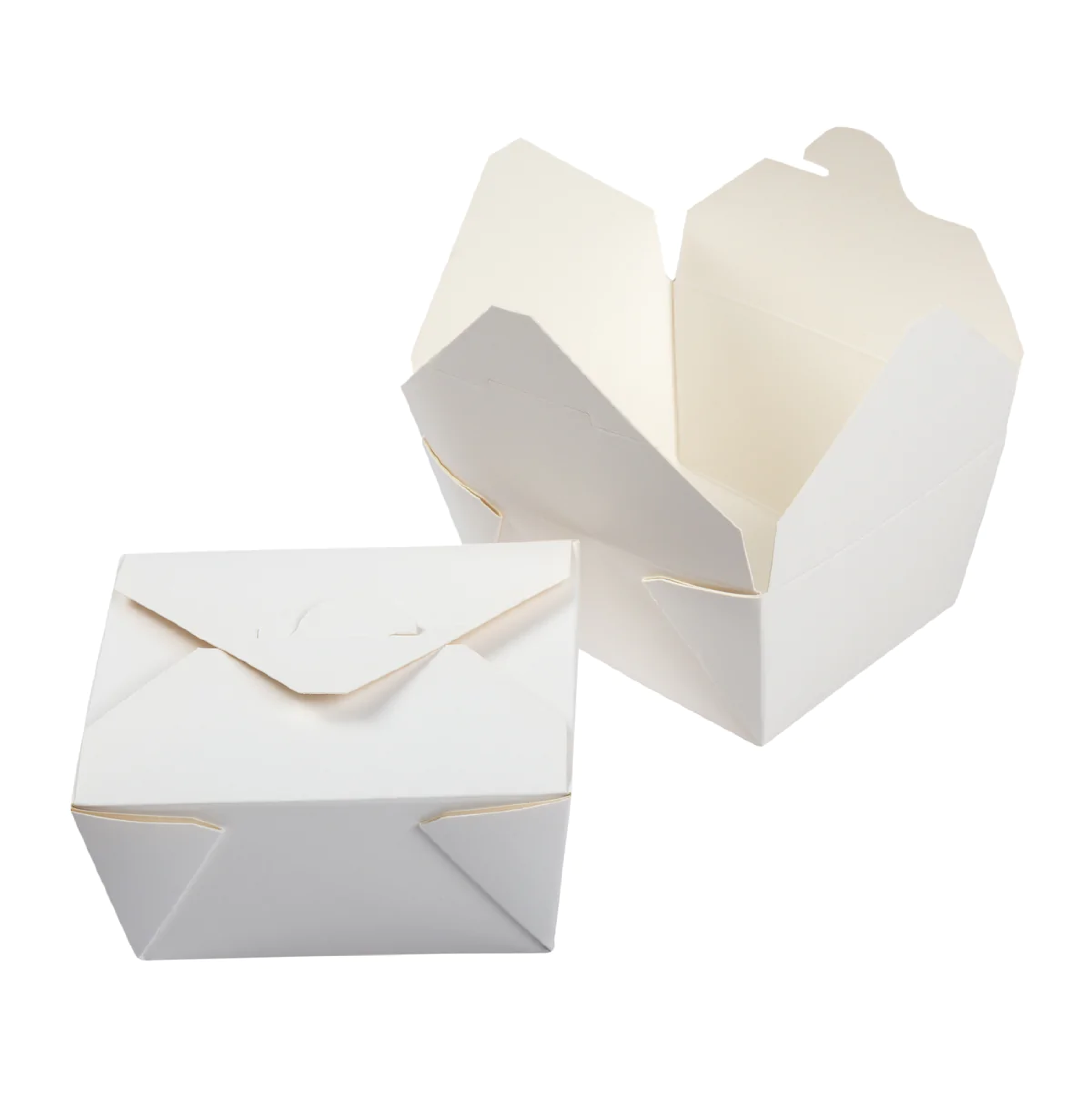 Take-out White Paper Box #1 x50