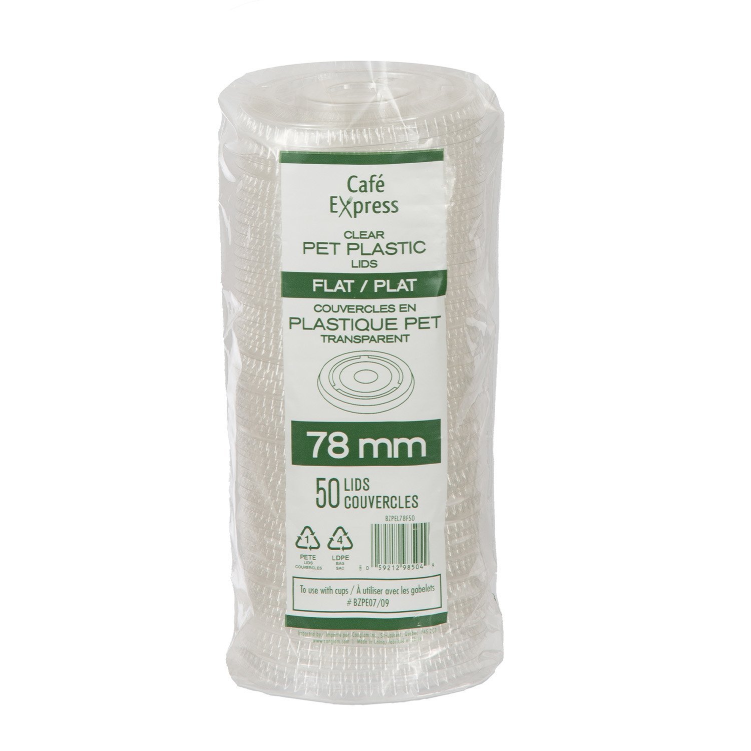 PET Plastic Flat Lid 7-9 oz x50-secondary-image