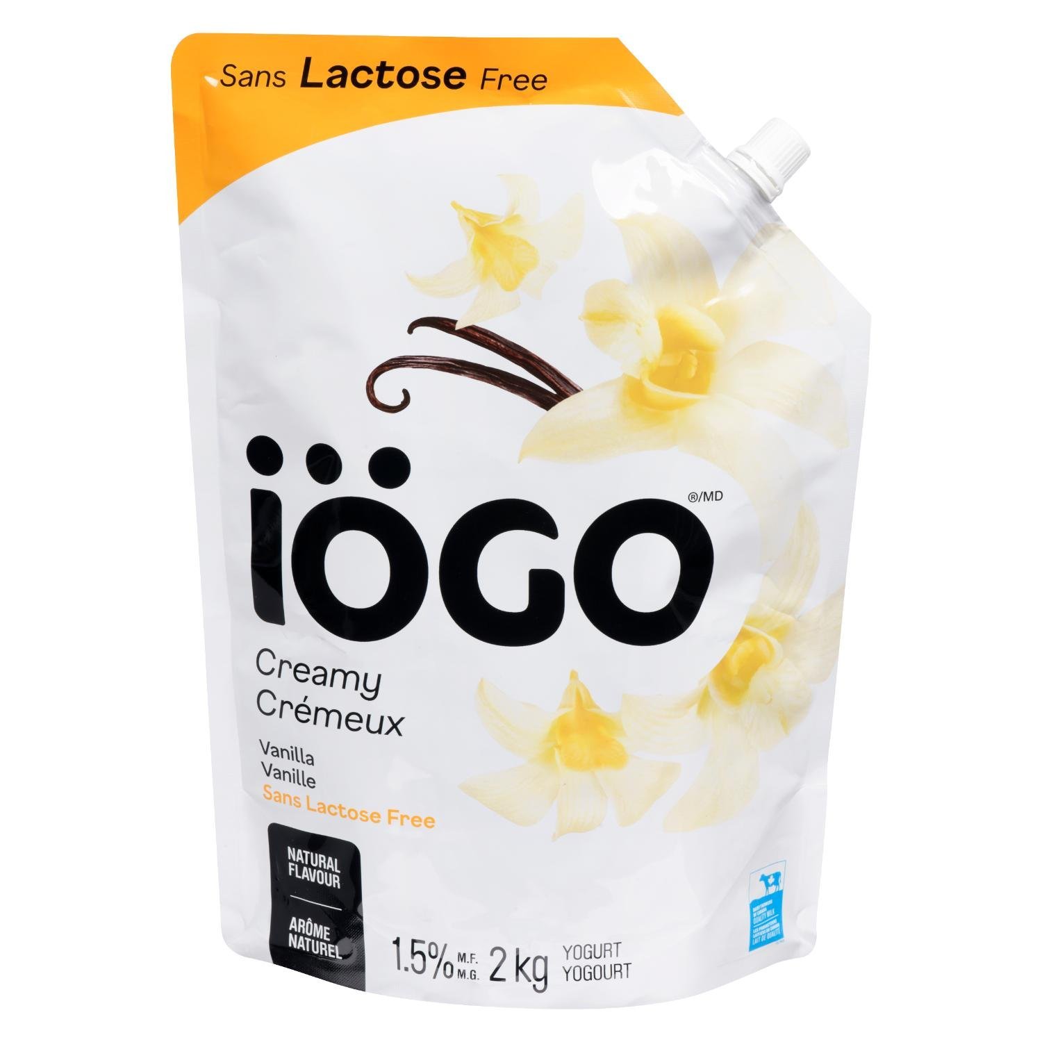 Vanilla Yogurt Lactose-free 2 kg