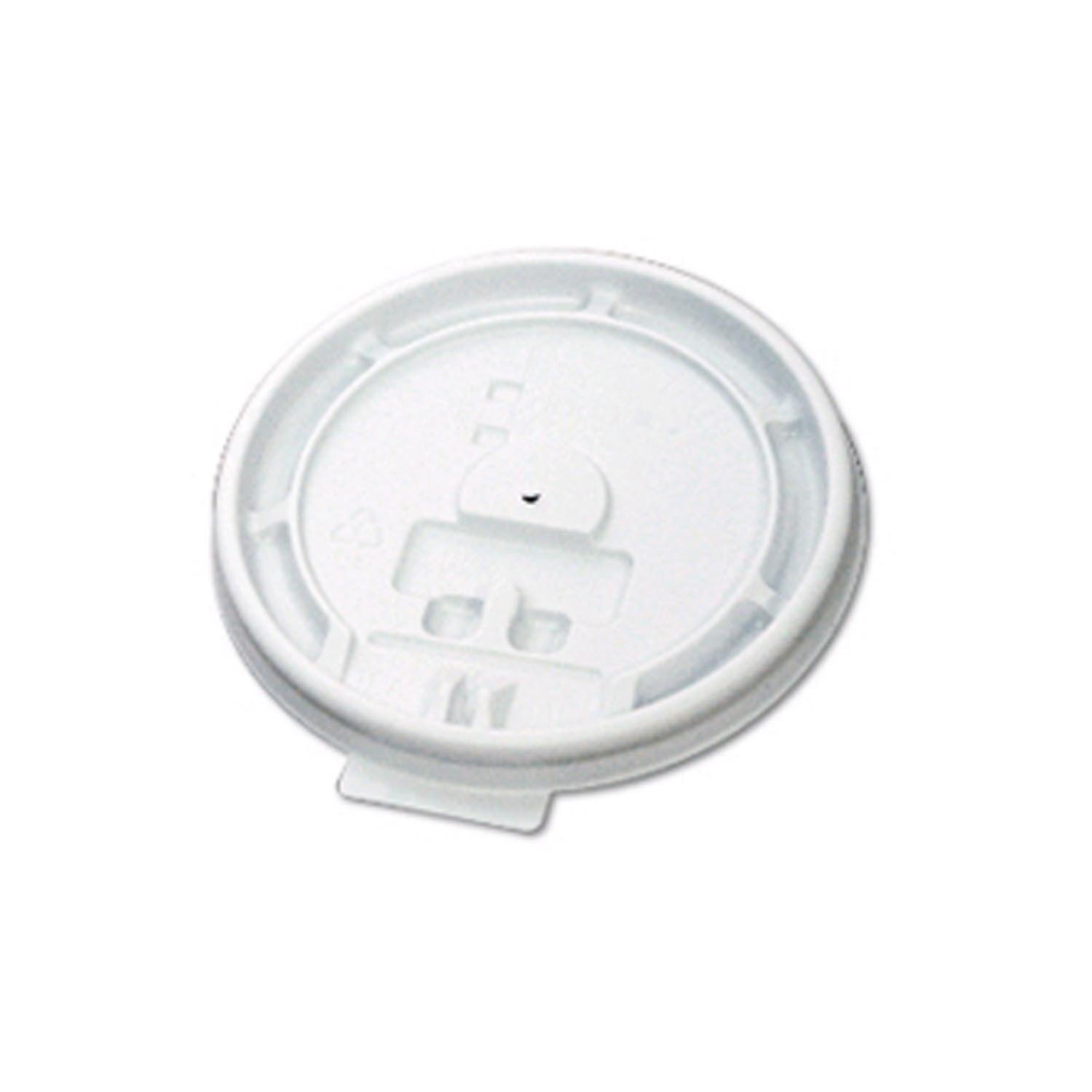 Plastic Lid for Hot Beverage 8 oz x100