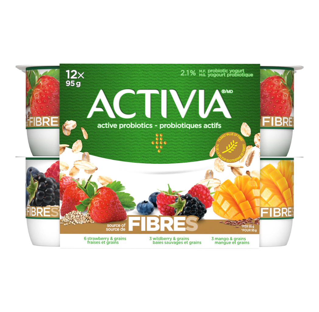 Strawberry wild berries mango cereal yogurt 12 x 95 g