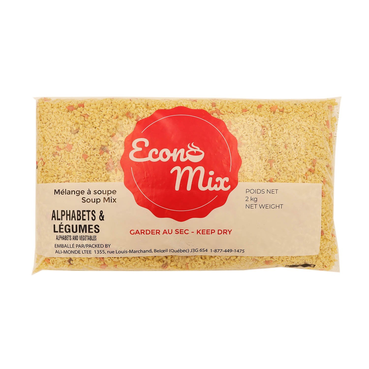 Alphabets and Vegetables Soup Mix 2 kg