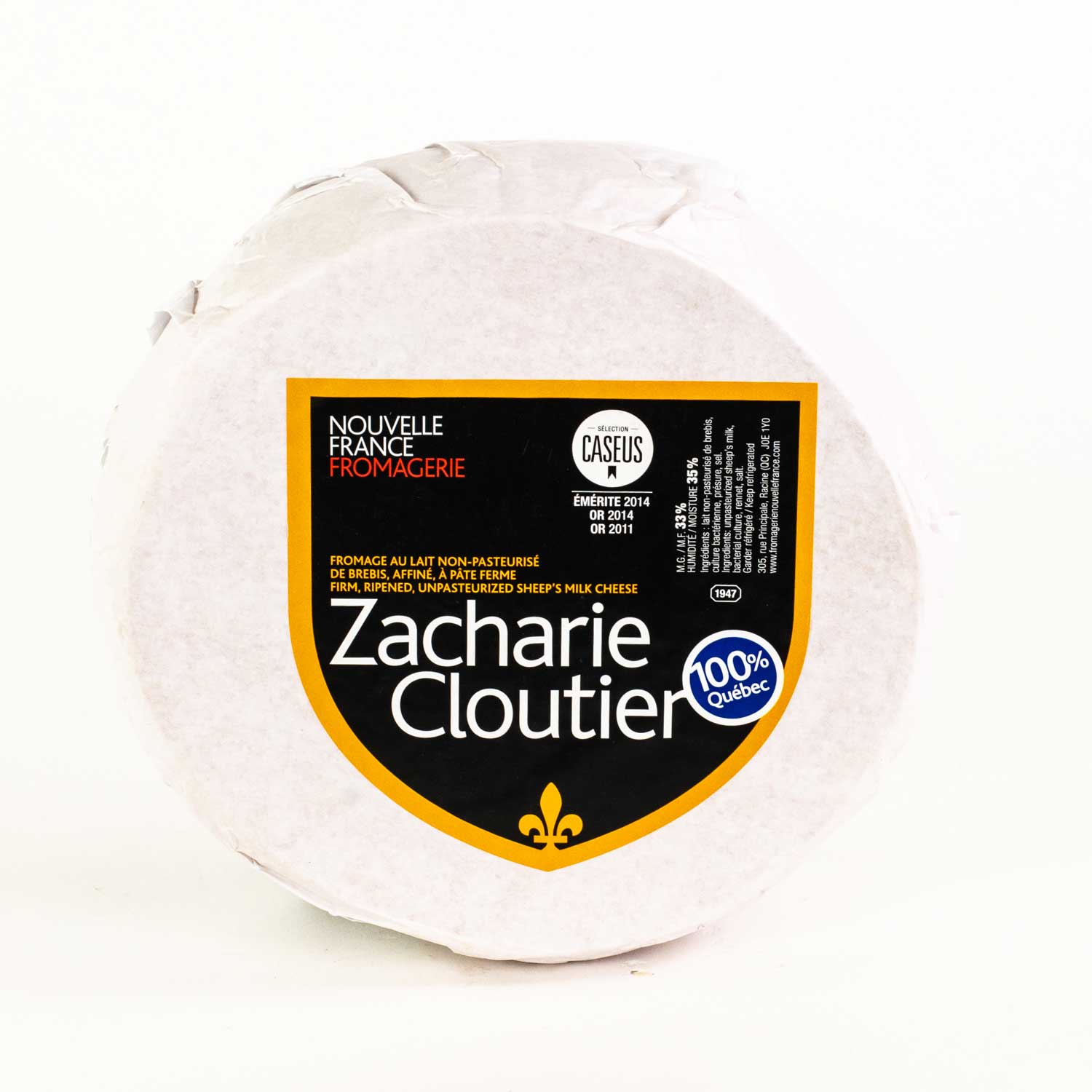 Zacharie Cloutier Farm Cheese Wheel 4 kg