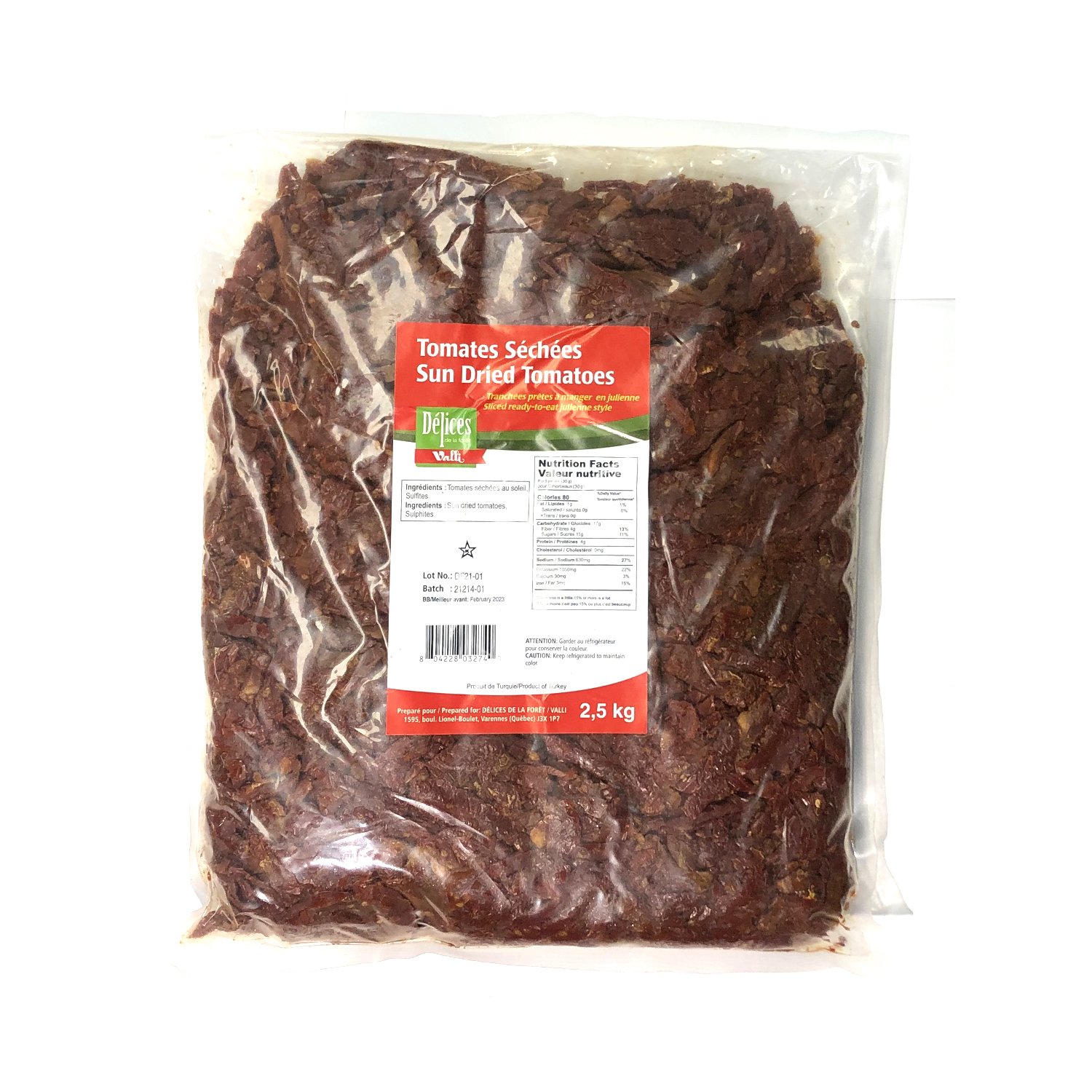 Dried Tomatoes 2.5 kg