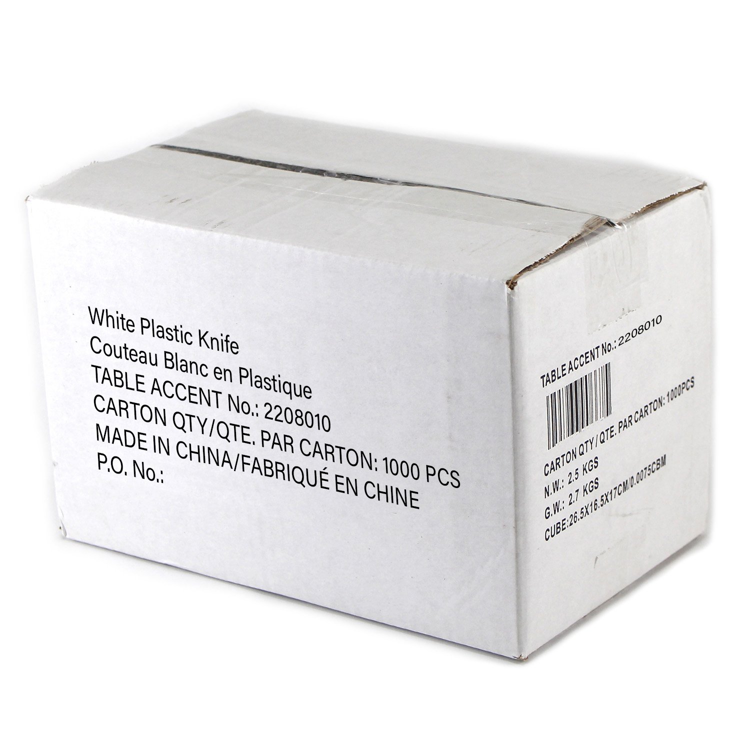 White Polypropylene Knife x1000-secondary-image