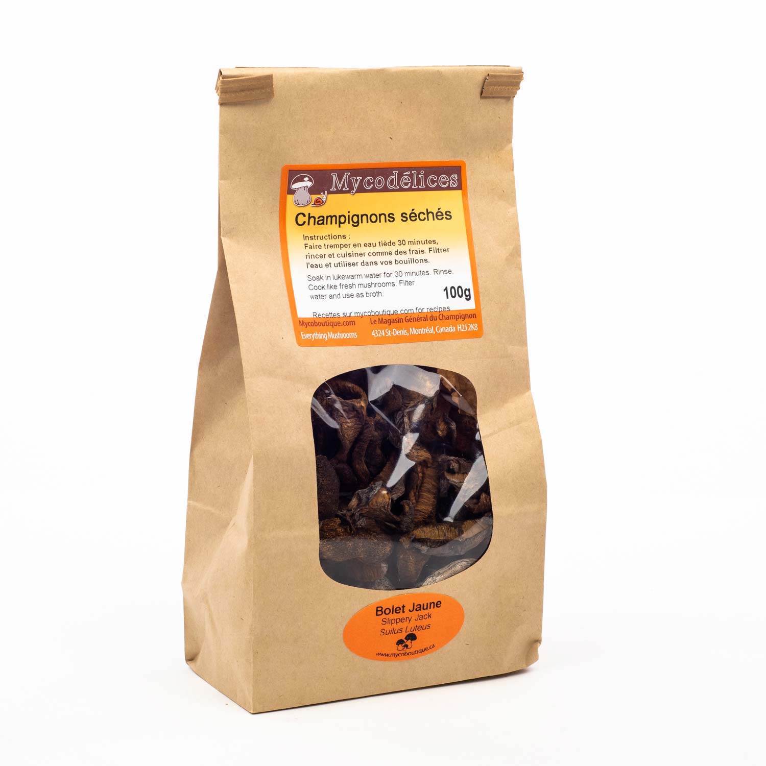 Slippery Jack Dried Mushrooms 100 g