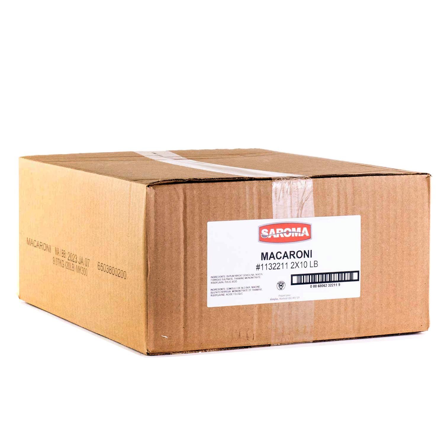 Macaroni Pasta 20 lb