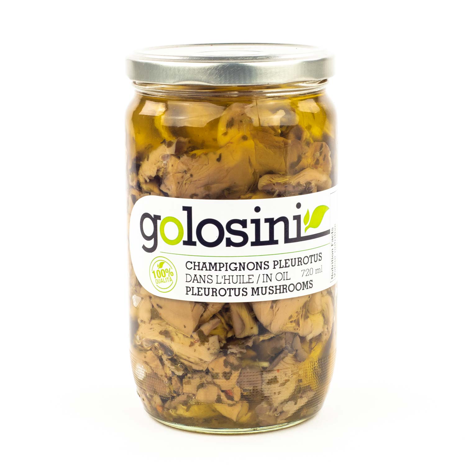 Oyster Mushrooms in Oil 720 ml