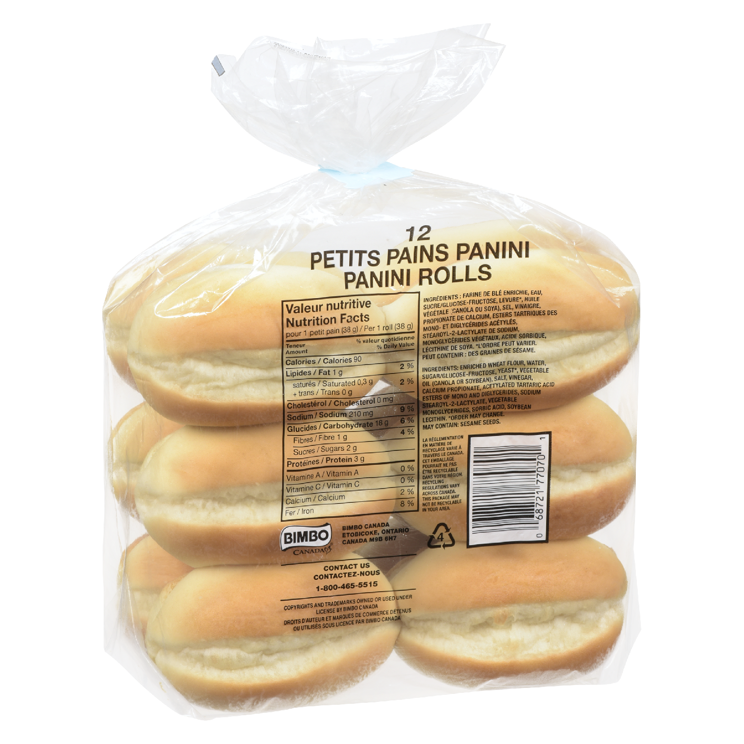 Panini Rolls x12