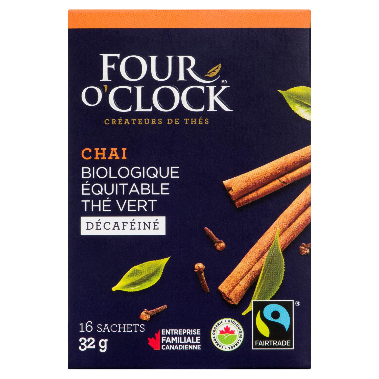  Organic Fairtrade Decaffeinated Chai Green Tea x16-secondary-image
