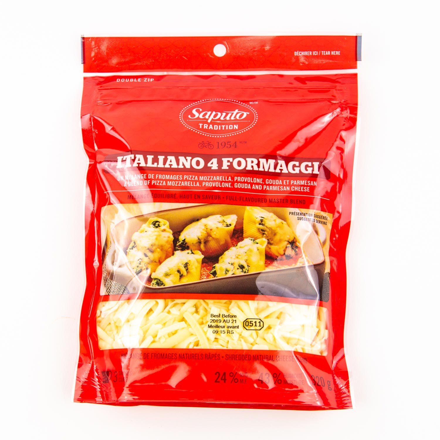 Shredded 4 Cheese Blend 320 g