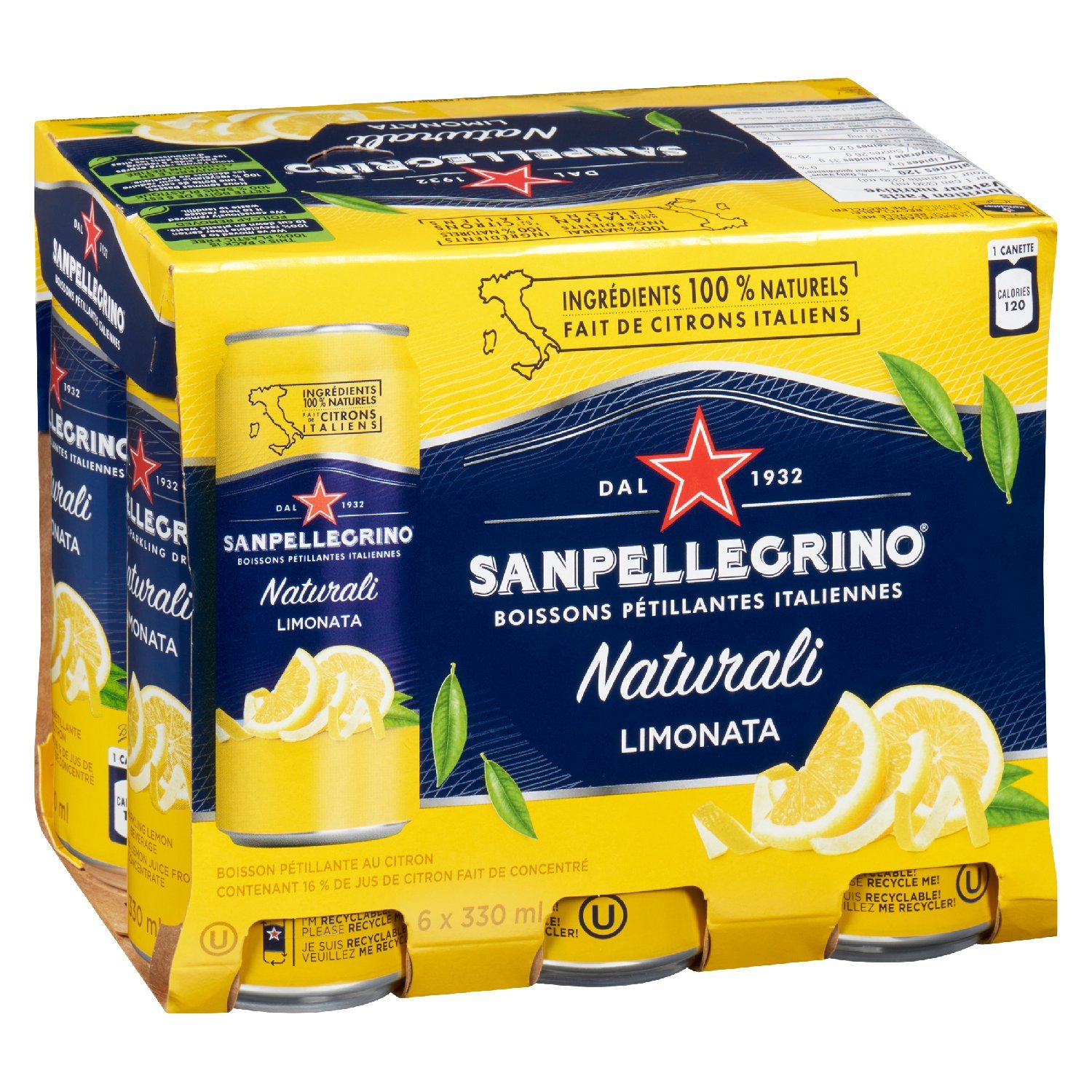 Limonata Sparkling Water 330 ml-secondary-image