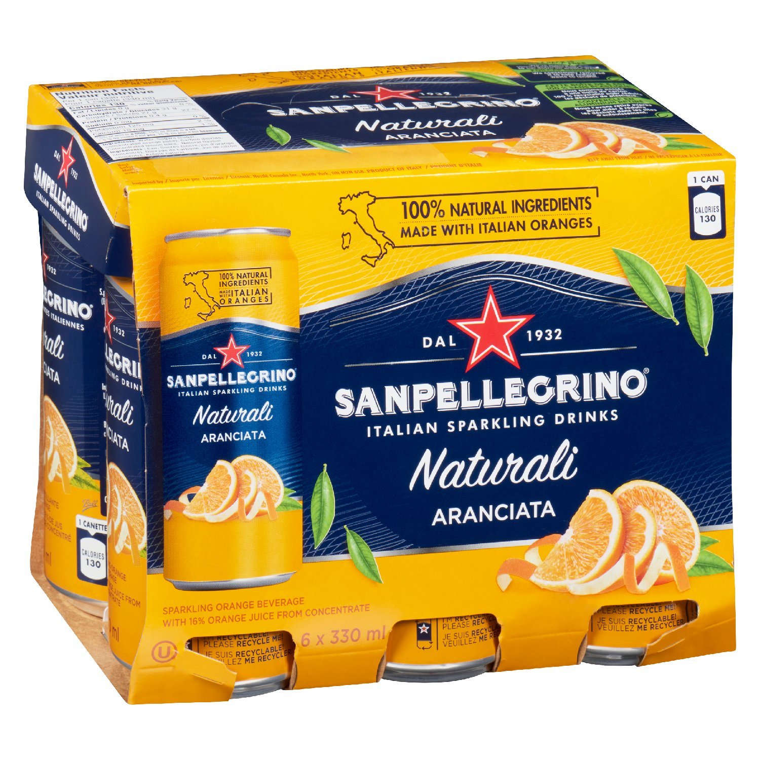 Aranciata Sparkling Water 330 ml-tertiary-image