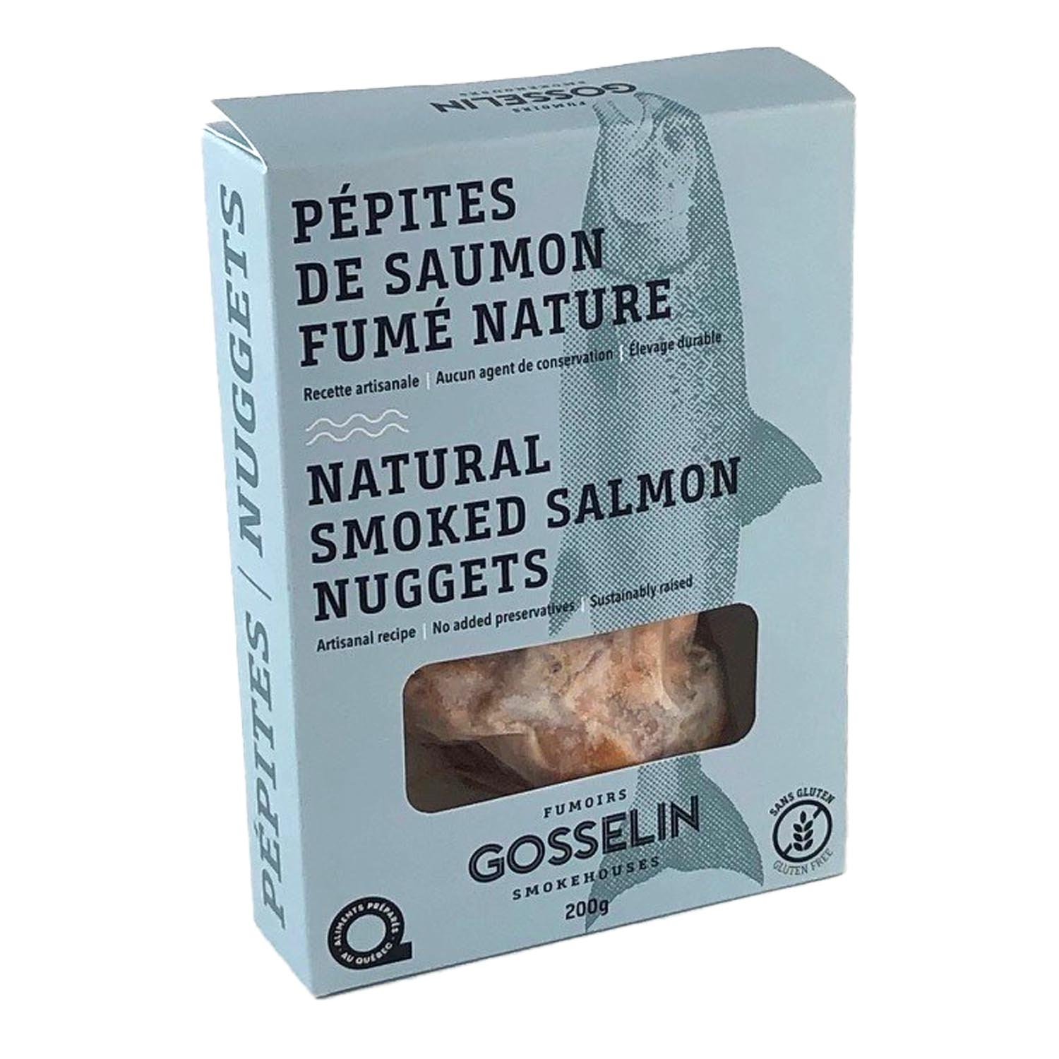 Frozen Plain Smoked Salmon Bites 200 g