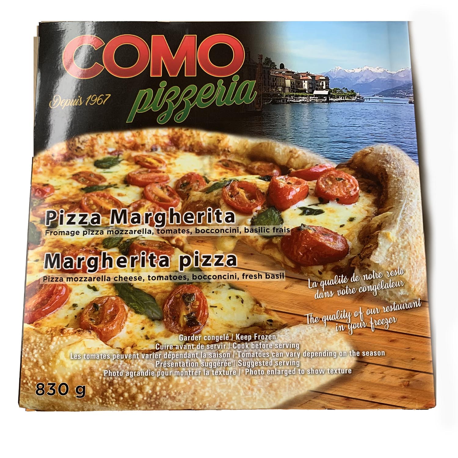 Pizza margherita congelée 830 g