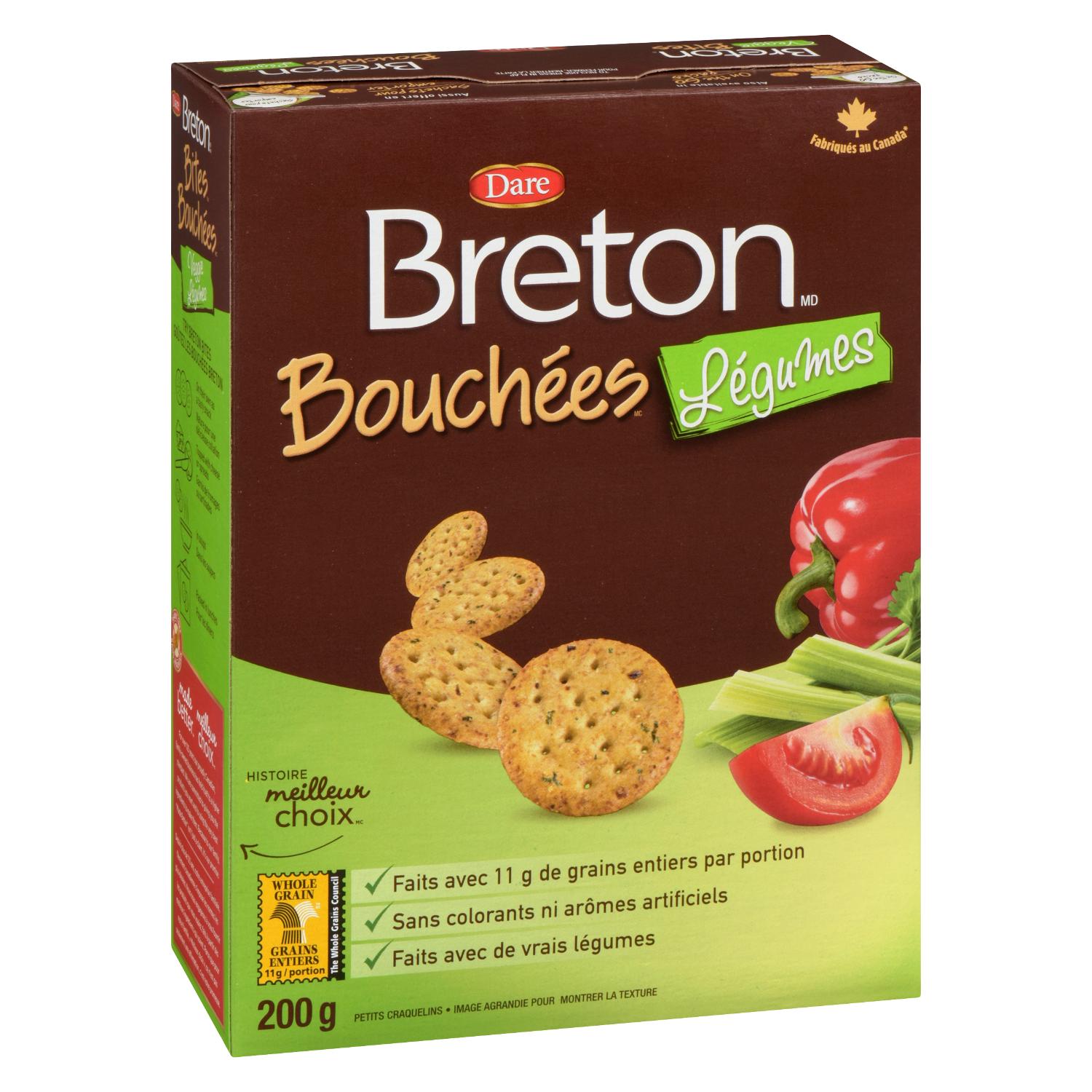 Craquelins bouchées aux légumes  200 g