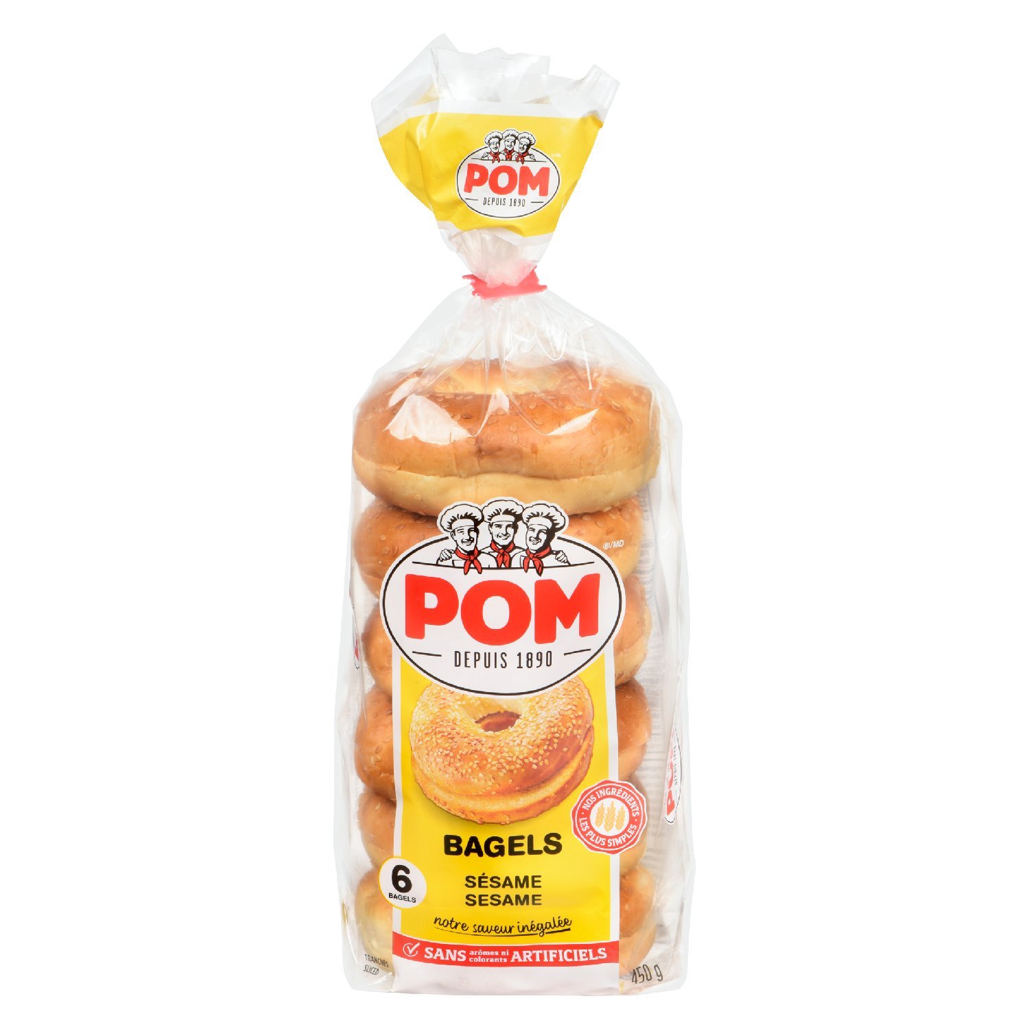 Bagels au sésame x6