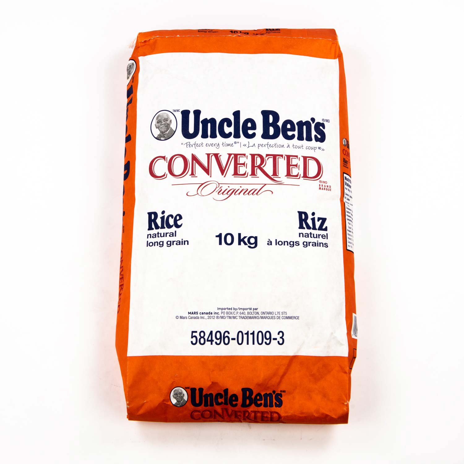 Riz naturel à longs grains 10 kg