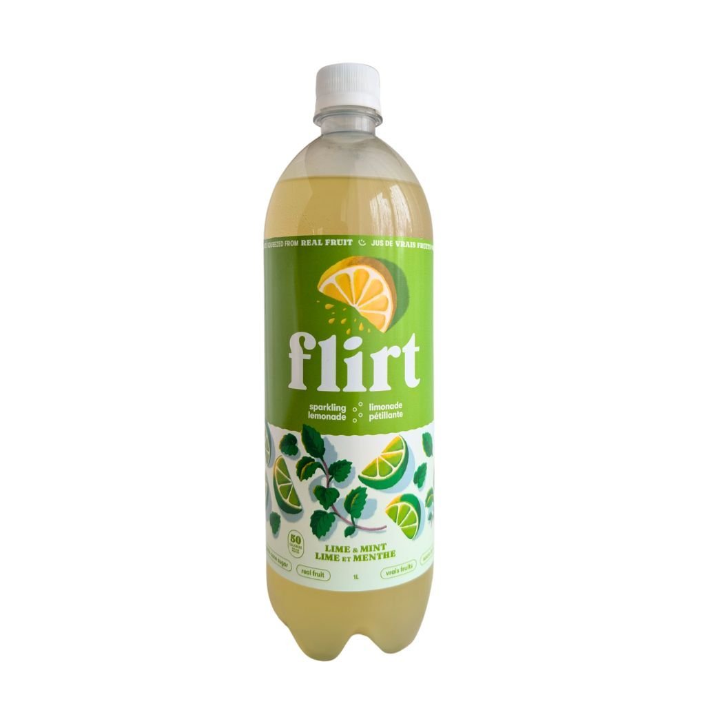  Jus limonade pétillante lime menthe 6 x 1 L