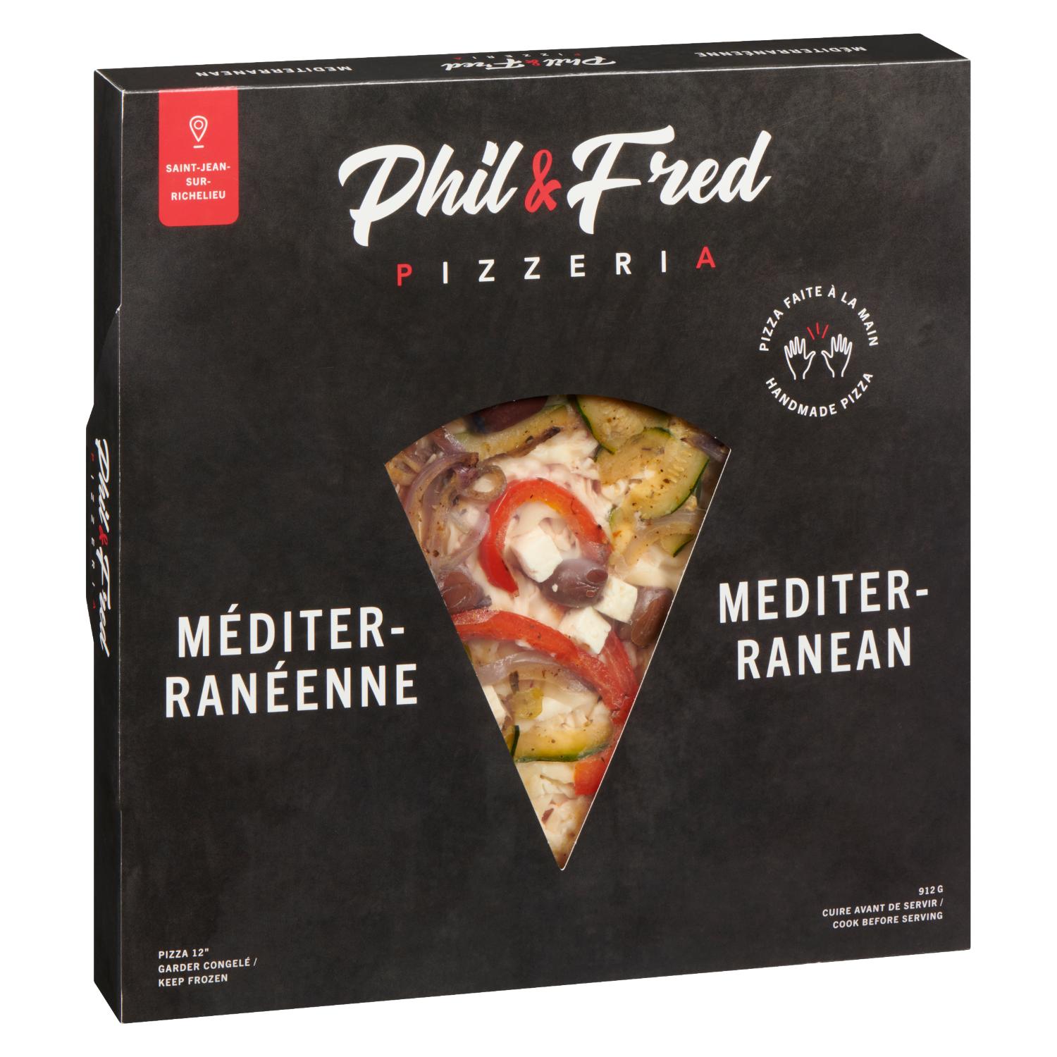 Pizza méditerranéenne congelée 912 g