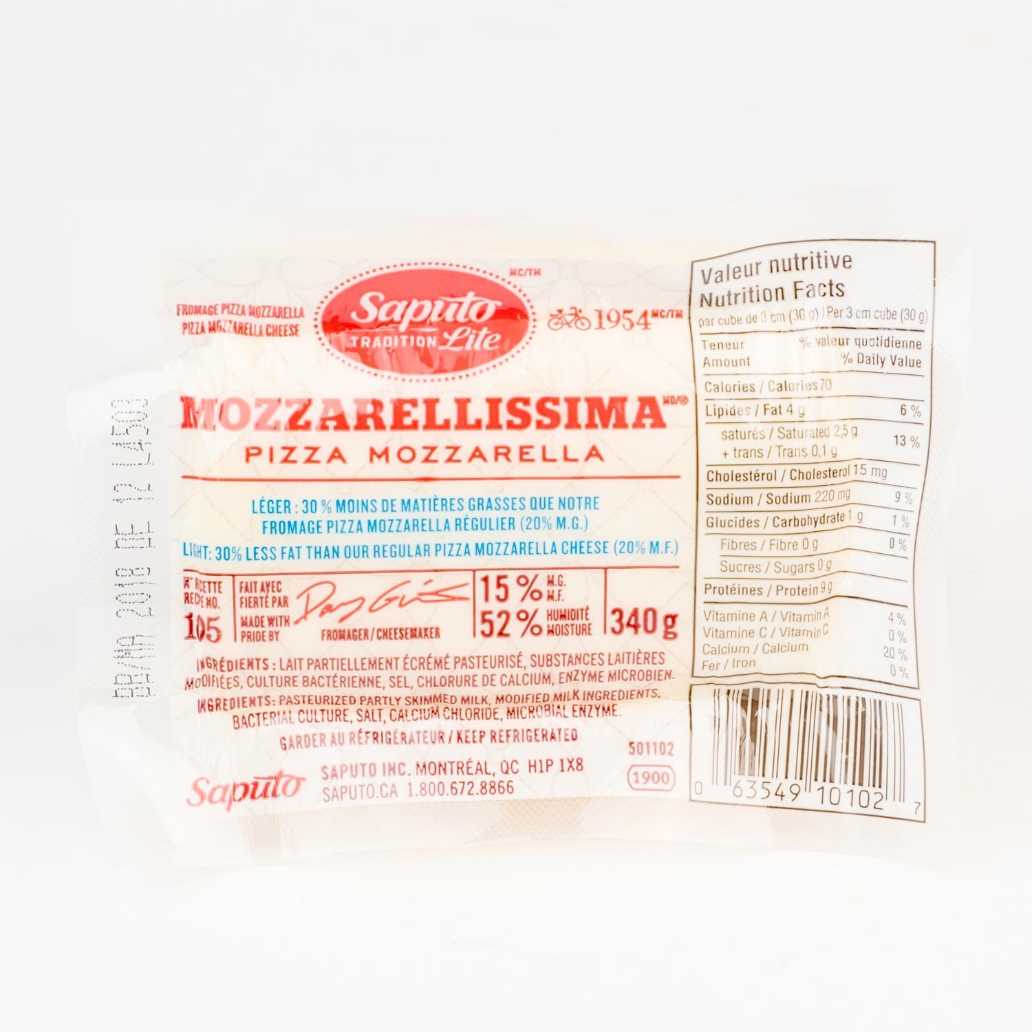 Mozzarella 15% 340 g-secondary-image
