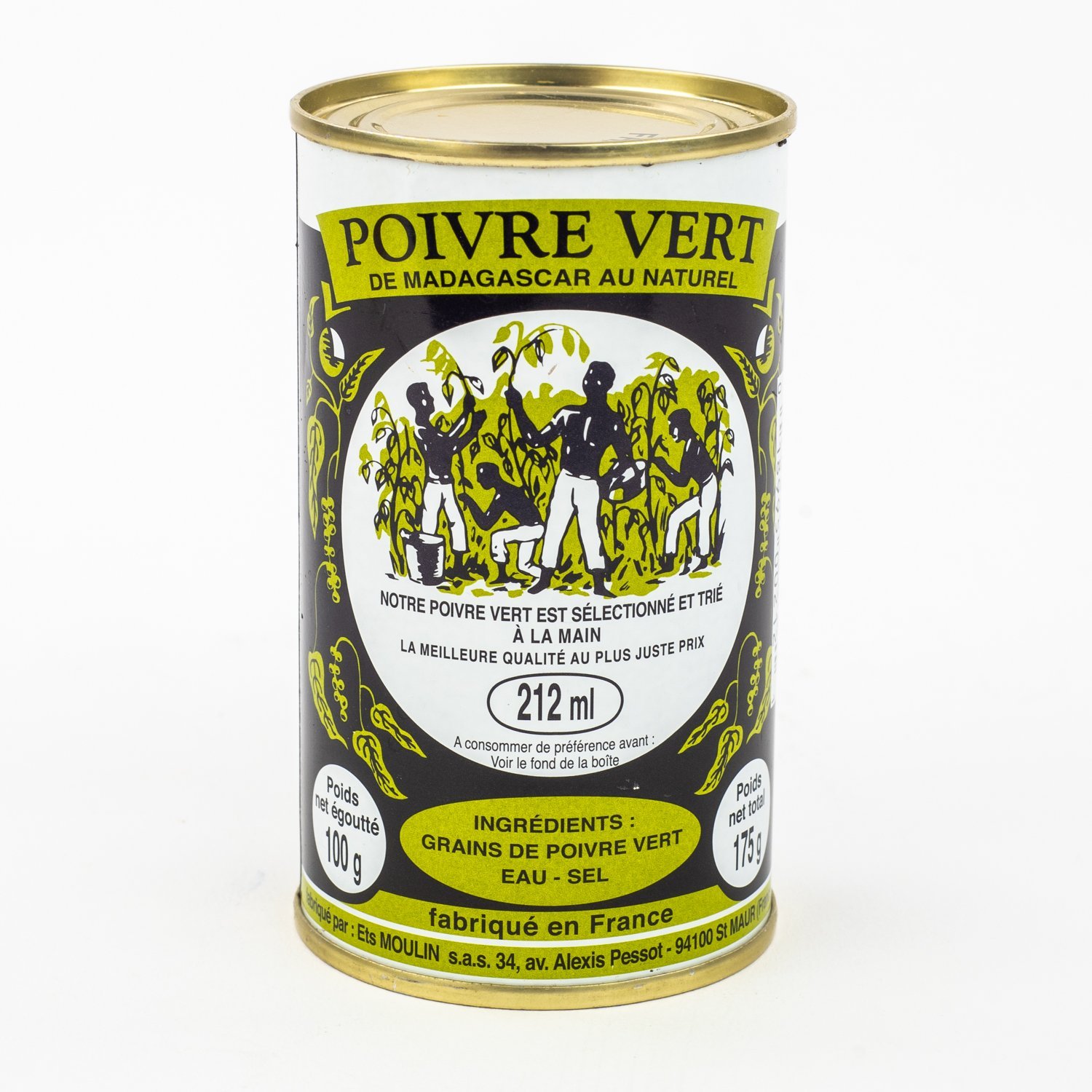 Poivre vert de Madagascar au naturel 100 g