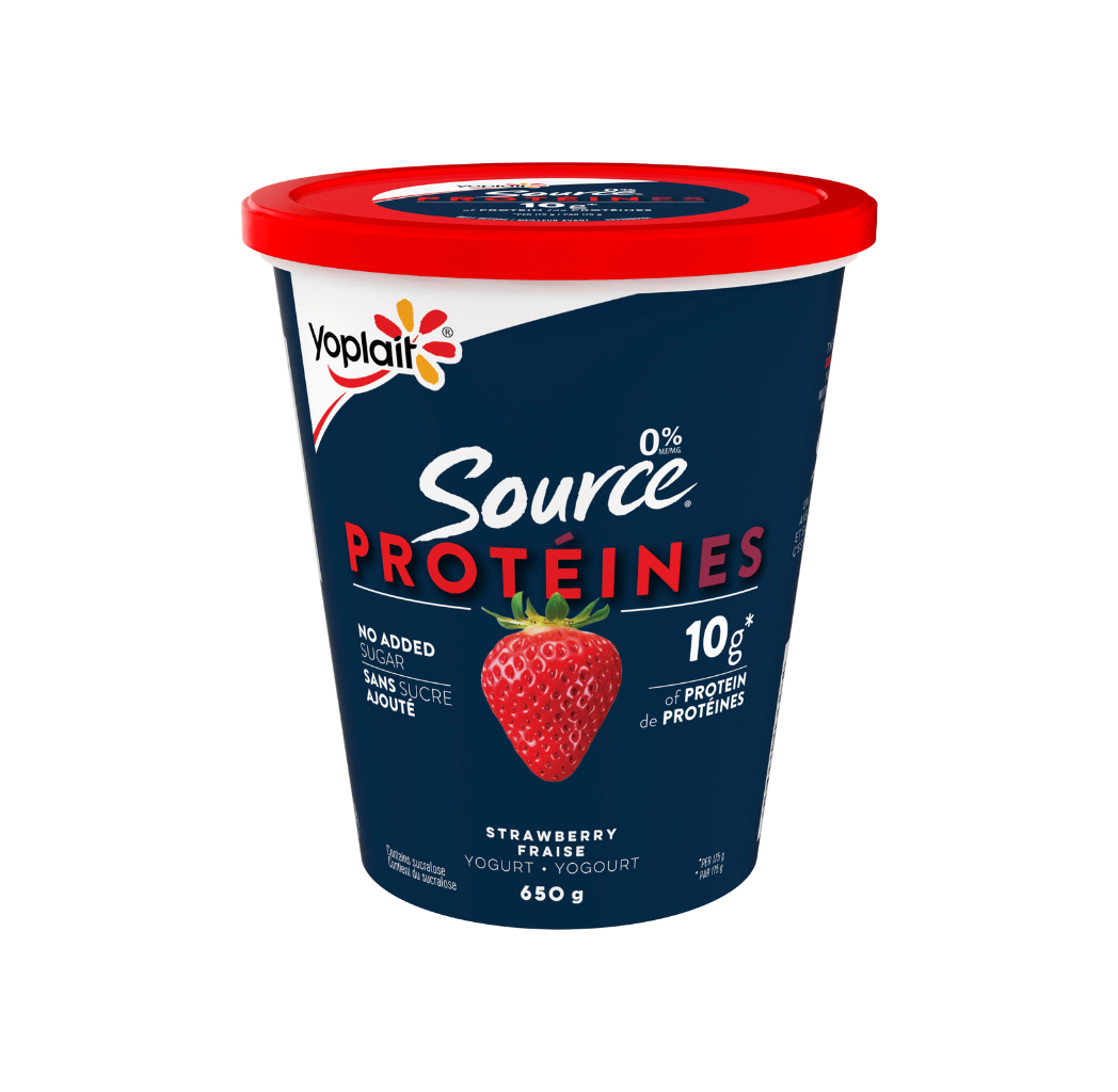 Yogourt fraise protéine 625 g