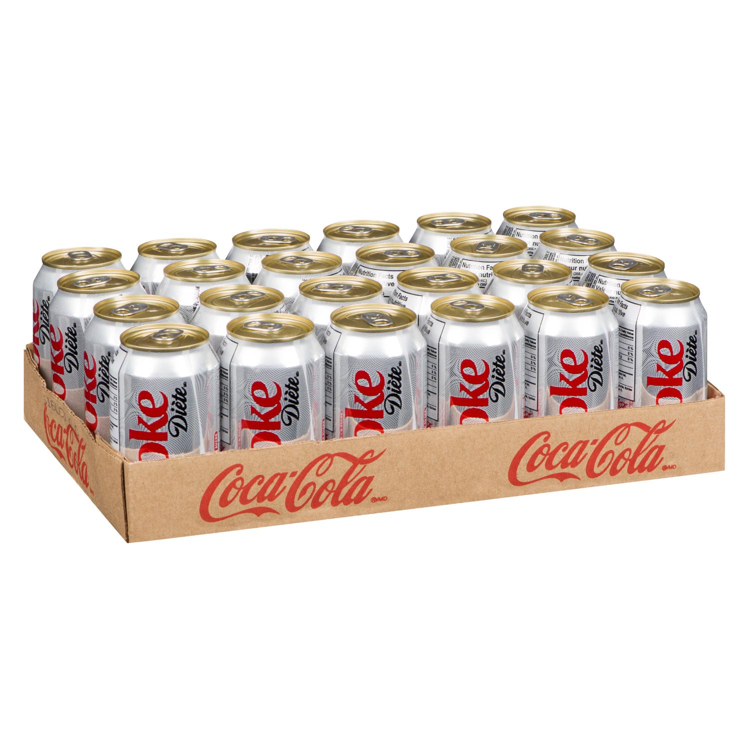 Soda Coca-Cola diète 355 ml x24
