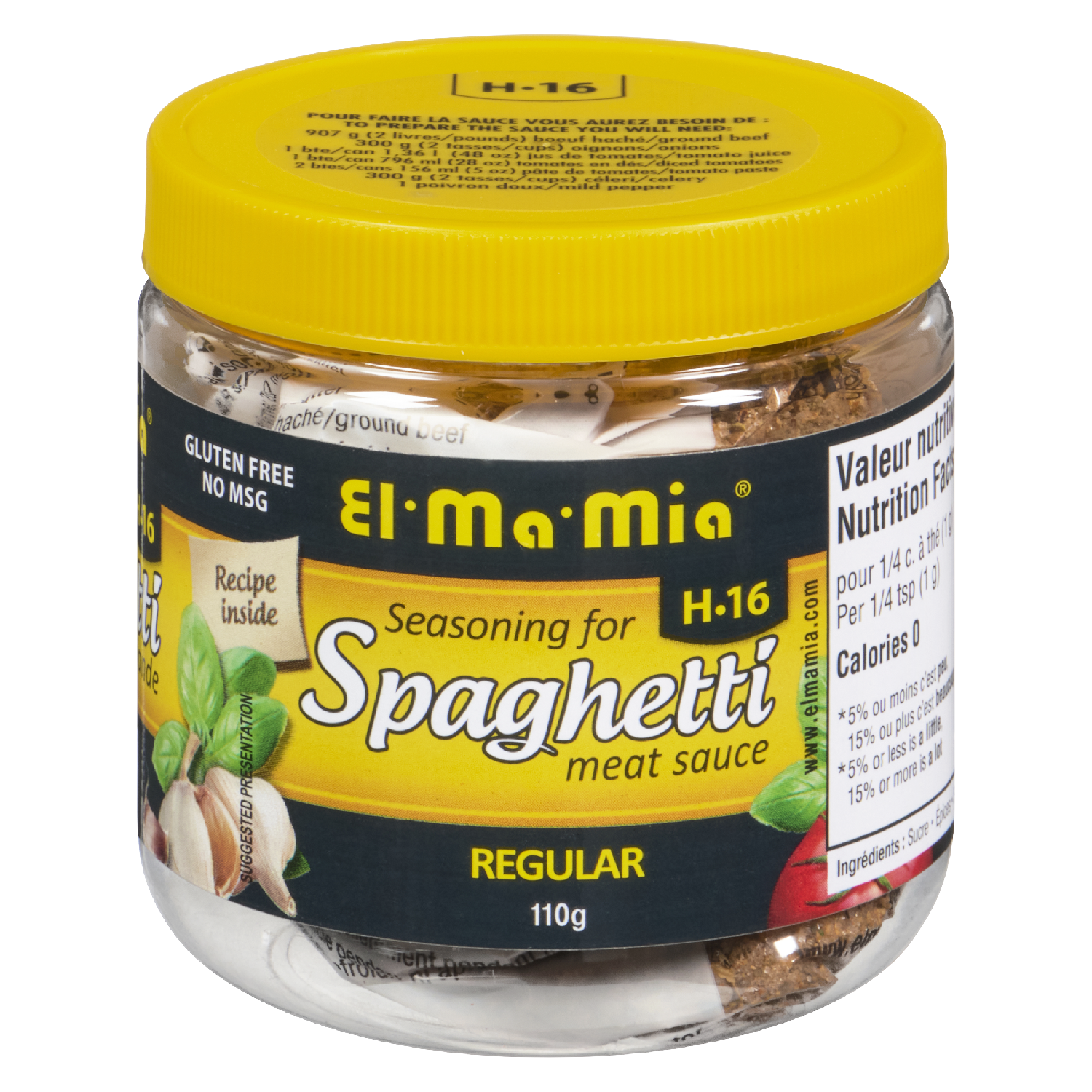Épices régulières pour sauce à spaghetti 110 g-secondary-image