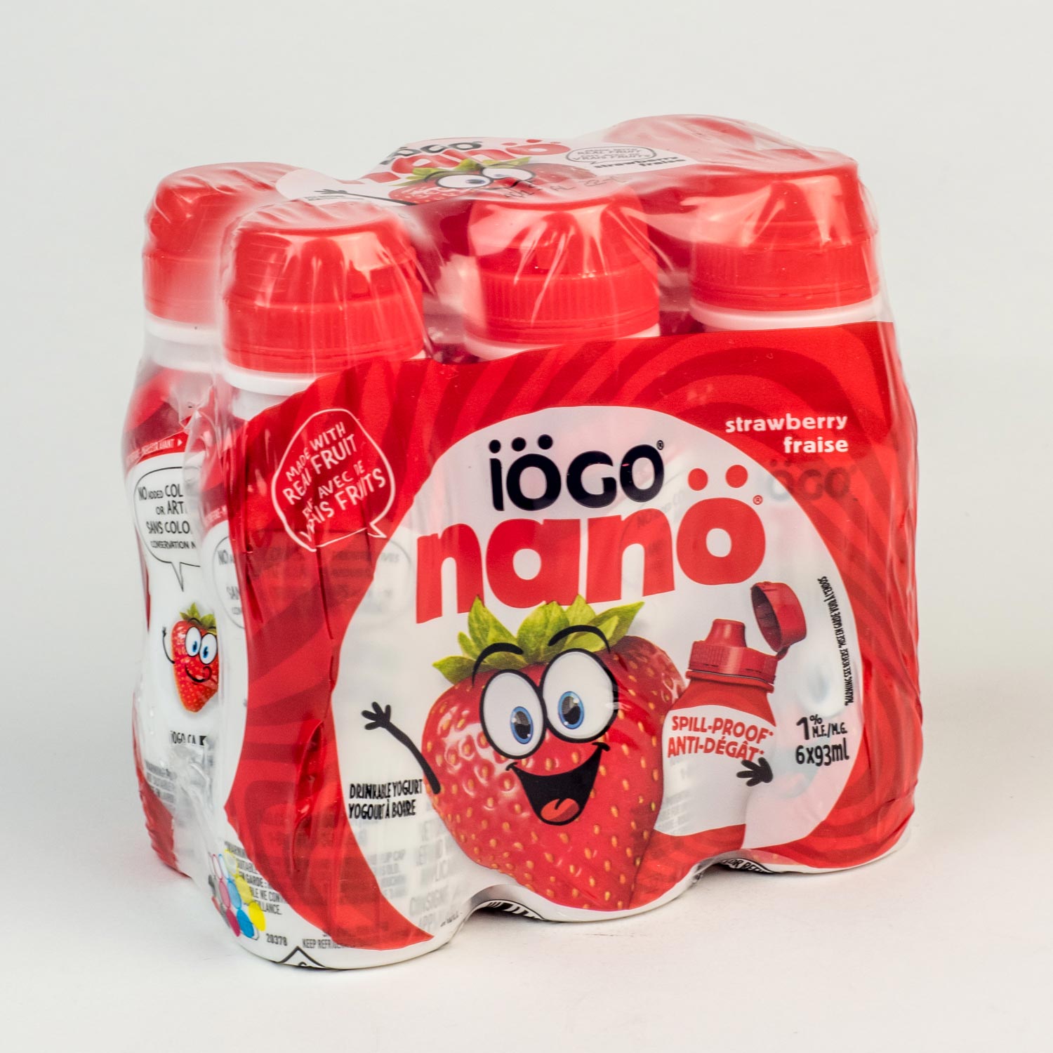 Yogourt à boire fraise x6