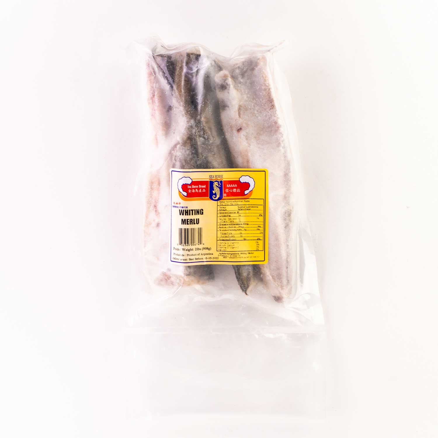 Merlan sans tête 2 lb