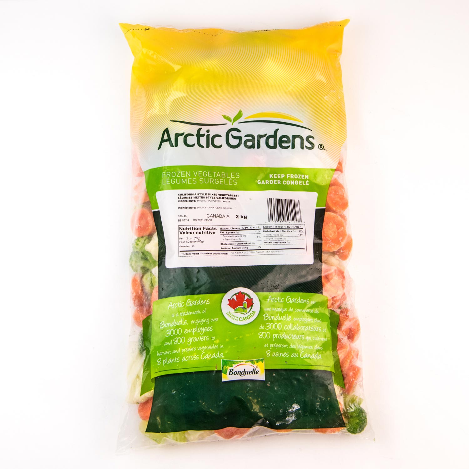 Mélange de légumes californien 2 kg
