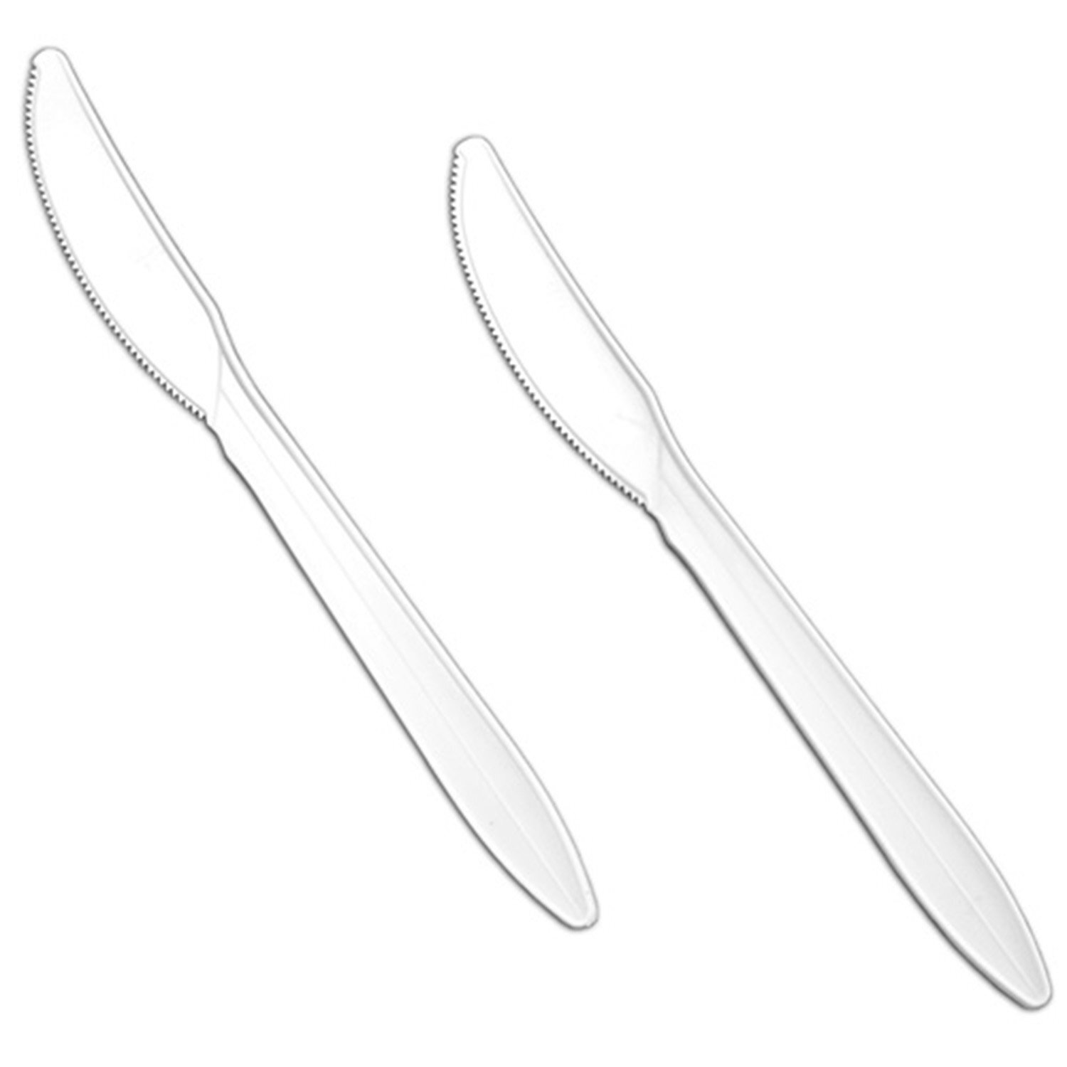 Couteau polypropylène blanc x1000
